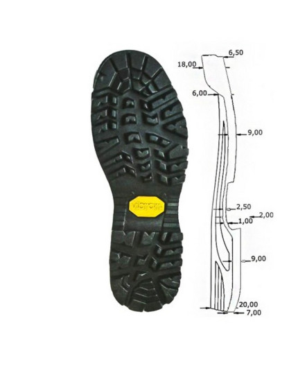 Semelle Vibram 1218 Sniper