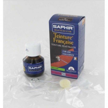 Teinture Saphir Base Violet Pourpre 62 - Pour Cuir Lisse, Daim Et Nubuck, Qualité Professionnelle